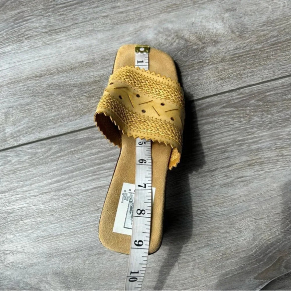 San Miguel Woven Slipper Sandals Wooden Heel - Picture 14 of 14